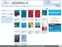 Tablet Screenshot of elevenjournals.com